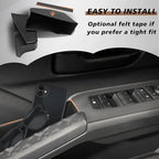 Muslogy Center Console Organizer Compatible with 2024 2025 2026 Toyota Tacoma Accessories Interior Storage Box Insert Tray Phone Pocket(Console Organizer+Hanging Storage Hidden Box+Door Inserts Box)