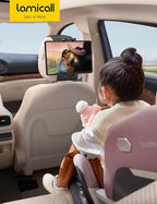 Lamicall 2 Pack Tablet Holder for Car Headrest - [Thick Case Friendly] Car Tablet Mount for Backseat, Road Trip Essentials for Kids, for iPad Pro, Air, Mini, Galaxy, Fire HD, 6.1-13" Tablets