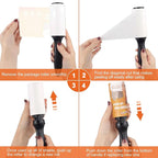 WulaWindy Lint Roller for Pet Hair, Extra Sticky Lint Rollers Pet Hair Remover for Clothes, Work Great on Pet Hair Value Pack (4 Pack) (6 Pack)