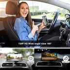 YEOIZO Wireless License Plate Backup Camera for Car/SUV - No Drilling WiFi HD 160° View, Waterproof Reverse/Rear View Camera with Real-Time Signal, Compatible iPhone/Android/iPad (Parking/Hitch Aid)