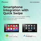 Pioneer DMH-W3000NEX 6.8" Double Din Multimedia Digital Media Receiver, Wireless Apple CarPlay and Android Auto, Bluetooth, Backup Camera Compatible, Touchscreen, One Touch Navigation