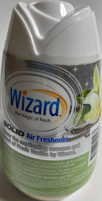 Wizard The Magic of Fresh gel Air Freshener, solid air freshener 7.8 oz Fresh vanilla (Pack of 6)