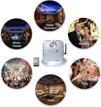 AKEPO 32W RGBW APP+Twinkle+Music Control Fiber Optic Lights Kit Star Ceiling Sky Light, 400pcs of Mixed Φ (0.75+1+1.5+2mm) 13.1ft/4m Optical Fiber Cable and Crystals for Car & Media Movie Room Decor