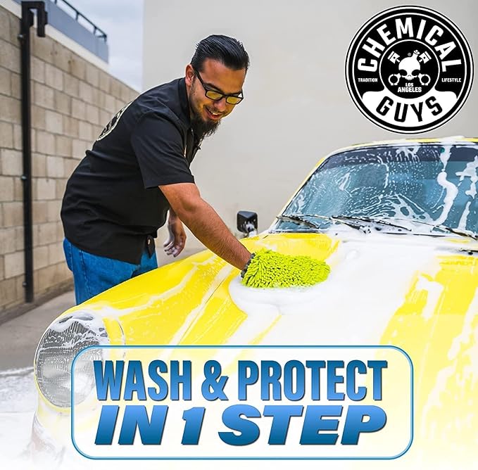 Chemical Guys HydroSuds Ceramic Shine High Foaming Car Wash Soap (Works with Foam Cannons, Foam Guns or Bucket Washes) For Cars, Trucks, SUVs, RVs & More, 16 fl oz, Berry Scent, 2 Pack