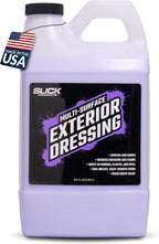 Slick Products Multi-Surface Exterior Dressing – Restores, Protects & Shines Vinyl, Rubber & Plastic – Non-Greasy Silky Finish with Fresh Grape Scent – 64 oz.