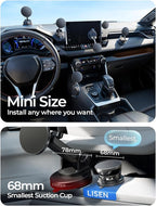 LISEN 15W Magsafe Car Mount Charger, Magnetic Wireless Car Charger, Suction Phone Mount, Vacuum Magnetic Phone Holder for Car Charger for iPhone 17 Pro Max 16 15 14 13 12, Samsung,Pixel, Gifts for Mom