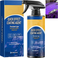 Kiwient Car Coating Spray, 3-in-1 Ceramic Protection Spray, Quick-Acting Waterless Wash, Multi Functional Coating Renewal Agent, High Gloss Sealant, Scratch Repair Wax for Paint, Glass Wheels (1Pcs)