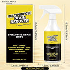 2Pcs Multi-Purpose Stain Remover, All Purpose Cleaner Spray, Powerful Cleaner Kitchen Multi-purpose Foam Cleaner Spray for Kitchens, Floors, Toilets and Cars (120ML)