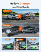 Vantrue New N4 Pro S 4K 3 Channel Dash Cam, Triple STARVIS 2 Dash Camera for Cars, 4K+1080P+2.5K Front and Rear Inside, HDR IR Night Vision, 24/7 Buffered Parking Mode, GPS, Wi-Fi, Support 1TB (RC18)