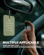 Green Coquette Bow Christian Cologne Car Air Freshener 4 Pcs, Preppy Green Ribbon Religious Hanging Air Freshener for Cars Bathroom Dorm Books Decor, Christian Accessories Gifts for Women Girls