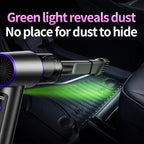 Aihoye Car Vacuum Portable Cordless, 22000PA High Power Mini Vacuum Cleaner with Brushless Motor, 4-in-1 Handheld Vacuum Cleaner & Air Duster for Car, Home, Office, Camping, Pet