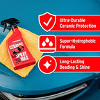 Mothers California Gold Ceramic Spray Wax, 16 oz. – Super-Hydrophobic, Delivers Deep Gloss, Relentless Beading & Long-Lasting Shine in a Quick, Easy, User-Friendly Spray-On Formula (05766)