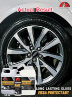 Extreme Liquid High Tire Shine Sprayable Dressing and Protectant For Tires, Trim, Rubber and Plastic, Long Lasting Premium Mega Protectant 1 Gallon (128 oz)