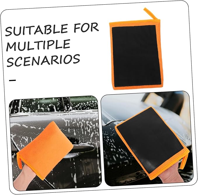 OUNONA Clay Mitt Car Cleaning Glove for Auto Detailing Versatile Wash Mitt Clay Bar Design for Vehicle Body Cleaning for Rims
