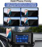 Car Phone Holder for Toyota RAV4 2025 2019-2024 7/8-Inch Screen, Cell Phone Mount Compatible with MagSafe