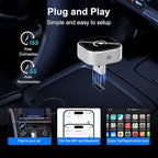 Wireless CarPlay & Android Auto Adapter: 2026 Upgraded Mini Plug & Play CarPlay Dongle - Convert Wired to Wireless - Fast Stable Connection, No Delay for for iOS 10+ & Android 11+, 2017+ Cars