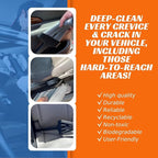 Vacuum Detail Attachment Tool | All-in-One Deepcleaning Crevice Cleaner/ Ice Scraper | The Best Car Accessories & Essentials | Wet & Dry Car Detailing Kit | Truck, Auto, & RV Cleaning Supplies (Black)