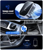 Teeran Wireless CarPlay Adapter for iPhone (2026 Upgraded), Mini Plug & Play for Cars with Factory Wired Apple CarPlay, Fast & Stable Connection, Easy Setup, Wide Vehicle Compatibility USB & USB C