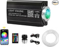 16W Twinkle Starlight Headliner Kit 1000 Piece, 6.5ft/2m 0.03in Car Interior Ceiling Fiber Optic Lights, APP/Remote Control Star Roof Lights for Car/Party Ambient Decor