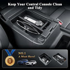 BIBIBO 4Pack for 2026 Subaru Outback Center Console Organizer 2026 Subaru Outback Console Armrest Tray(Double Layer)+Cup Holder +Central Storage Mat 2026-Outback Insert Organizer Tray