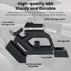 Cyber Truck Center Console Organizer 2023–2026, Double-Layer Lower Tray Storage Box System, Custom Fit Interior Cyber Truck Accessories