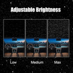 Car Star Projector with Air Freshener, Ceiling Ambient Light with 6 Scents, Auto On/Off, Vent Clip Accent Light with Diffuser(Saturn)