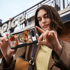 for Google Pixel 8 Case 6.2 Inch - Compatible with MagSafe Women Girls Cute Magnetic Protective Cover Girly Mushroom Flower Heavy Duty Shockproof Design for Google Pixel 8 Phone Cases