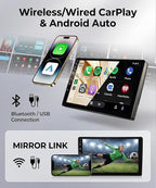 Android Car Radio for Nissan Altima 2008-2012 with Wireless CarPlay Android Auto, Orderich 6G+128G 9” Touchscreen Car Stereo Mirror Link GPS Navigation WiFi Bluetooth FM RDS EQ SWC Backup Camera