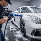Perfect Life Ideas Car Wash Sprayer Cannon with Soap Dispenser, Multi Pattern Spray Gun for Garden Hose, Adjustable Water Sprayer for Car Cleaning, Trucks, Vans,SUVs and Outdoor Use.