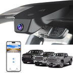 Mangoal 4K Dash Cam fit for GMC Sierra 1500 2022-2026 HD 2024-2026 Pro SLE Elevation SLT AT4X Denali Ultimate Accessories (Model C), Integrated OEM Look, GPS, WiFi & App, 64GB Card