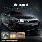 Ohleats 59 Inch Car Hood Light Strip, Exterior Flexible Daytime LED Running Light, Waterproof Auto LED Strip Light with Dynamic Scan Start-up Effect, Car Accessories for SUV Truck (White)