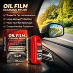 2 Pack Automotive Oil Film Cleaning Brush for Windshield, Car Glass Oil Film Remover with Hydrophobic Coating, Rain Repellent Windshield Cleaner Tool Improves Driving Visibility