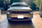 iJDMTOY Xenon White LED Daytime Running Lights Compatible With Volkswagen: 2011-2014 MK6 Jetta, OEM Fit DRL Bezel Assembly Powered by (9) High Power LED Lights Each Lamp