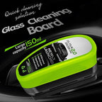 Automotive Oil Film Cleaning Brush for Car Windows, Glass Oil Film Remover for Car,2026 Upgrade 2.0 Cleaning Doard, 150ml Universal clear vision windshield cleaner ，Prevents Rain and Fog