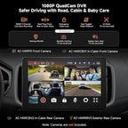 V10 10inch QLED Android Double Din Car Stereo, 6G+128G, 4G LTE, in‑Car Karaoke, Pro DSP w/4V Pre-Outs, 4 Channel Dash Cam Recording, Supports 8K Video, Wireless CarPlay&Android Auto