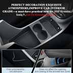 BIBIBO 2025 Ioniq 5 Center Console Tray for 2025 2026 Hyundai Ioniq 5 SE/SEL/Limited/XRT Under Console Organizer Tray Ioniq 5 2025 Under Console Insert Organizer 2025+ Ioniq 5