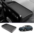 LUWU 2026 Mustang Mach E Dashboard Storage Tray Compatible with Ford Mustang Mach E 2021-2026 Accessories Center Console Display Box Hidden Organizer Tray Behind Screen (Only Fit for 15.5inch Screen)