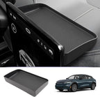 LUWU 2026 Mustang Mach E Dashboard Storage Tray Compatible with Ford Mustang Mach E 2021-2026 Accessories Center Console Display Box Hidden Organizer Tray Behind Screen (Only Fit for 15.5inch Screen)