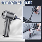 houscly Car Vacuum Portable Cordless 20000PA High Power 4-in-1 Compressed Air Duster & Air Blower & Pump Hand Held Vacuum with Brushless Motor for Car, Home, Office,Camping Ideal Gifts for Men & Women