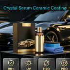 100 Ml/3.38oz Cristal Serum Ultra Car, Crystal Serum Ceramic Coating for Cars, 9h Graphene Ceramic Car Coating Kit, Professional Auto Restore for Paint, Glass & Wheel, Anti Scratch (5pcs)