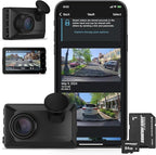 Garmin Dash Cam X110 Compact 1080p HD Camera | 140° FOV, Clarity Polarizer, Voice Control, GPS, 2.4" Display, Automatic Incident Detection Recording | Signature Series 64GB Micro SDXC Card