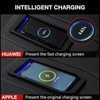 Xipoo Wireless Charger Compatible with 2019-2026 Chevy Silverado GMC Sierra Wireless Charging Tray Phone Charging Pad Full Console Upgraded Replacement for 2019-2026 Chevy Silverado Accessories