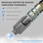 Car Vacuum Portable Cordless,90°Foldable 4in1 Vac V2 Handheld Vacuums Cleaner Brushless Motor High Power 17000PA Compressed Air Dusters Cordless Vacuum Cleaners for Car Home Office Pet