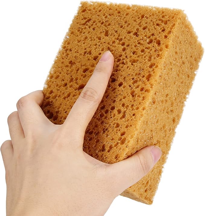 Car Wash Sponge Sponges for Cleaning Shape Handheld Nonslip Sponge Washing Cleaner Tool for Car Auto Motorcycle(Sell one)