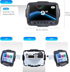 Dasaita 8GB+256GB Car Stereo for Jeep Renegade 2015-2022, Wireless CarPlay & Android Auto, Android 13 GPS Navigation, Plug & Play Off-Road Head Unit, Voice/Knobs Control, 9 Inch QLED Screen