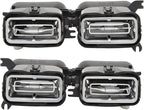 Air Vent Ambient Light, 4 Pcs 64 Color Front LED Turbine Air Vent Ambient Light Kits for GLE GLS‑Class W167 X167 2020 and Up