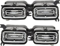 Air Vent Ambient Light, 4 Pcs 64 Color Front LED Turbine Air Vent Ambient Light Kits for GLE GLS‑Class W167 X167 2020 and Up