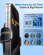 Car Phone Holder[Military-Grade 360°Suction Cup]Phone Holders for Your Car Universal Accessories Air Vent Dashboard Windshield Phone Mount Automotive Cradles Fit for Dash Mounting Kits iPhone