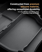 2026 Sienna Center Console Organizer - For 2021-2025 2026 Toyota Sienna Lower Console Silicone Organizer Tray With Two Cup Holders - 2021-2026 Sienna(LE/XLE/XSE/Limited/Woodland/Platinum) Accessories