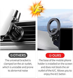 Car Phone Holder for Audi A4&S4&A5&S5&RS5 2020-2025 Accessories / Q5 2021-2025 Accessories 10.1-inch Screen Fixed Clip, Phone Mount Compatible with MagSafe, Cell Phone Holder